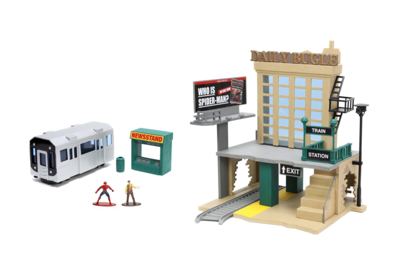 Spider-Man (comics) - New York City Deluxe Nano Scene with 2-Figure