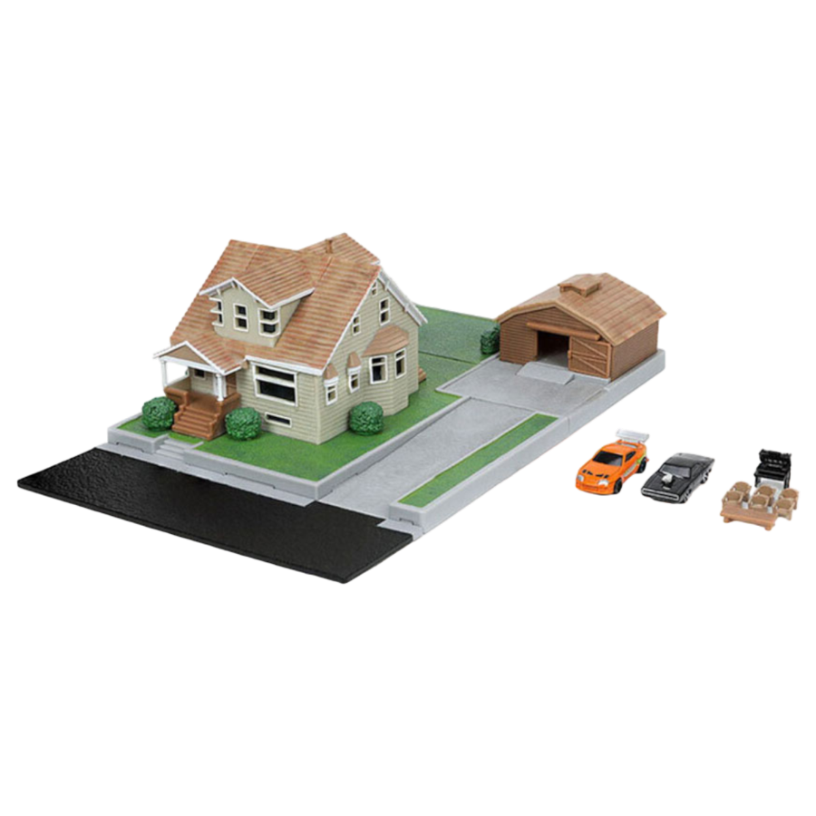 Fast and Furious - Dom's House NanoScene with 2 Vehicles