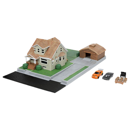 Fast and Furious - Dom's House NanoScene with 2 Vehicles