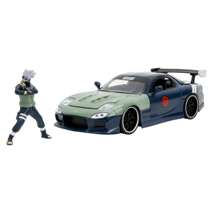Naruto - Mazda RX-7 With Kakashi Figure 1:24 Scale Vehicle