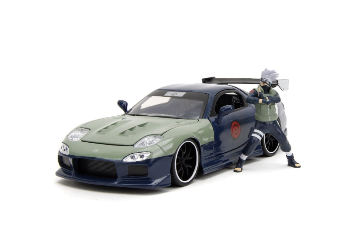 Naruto - Mazda RX-7 With Kakashi Figure 1:24 Scale Vehicle