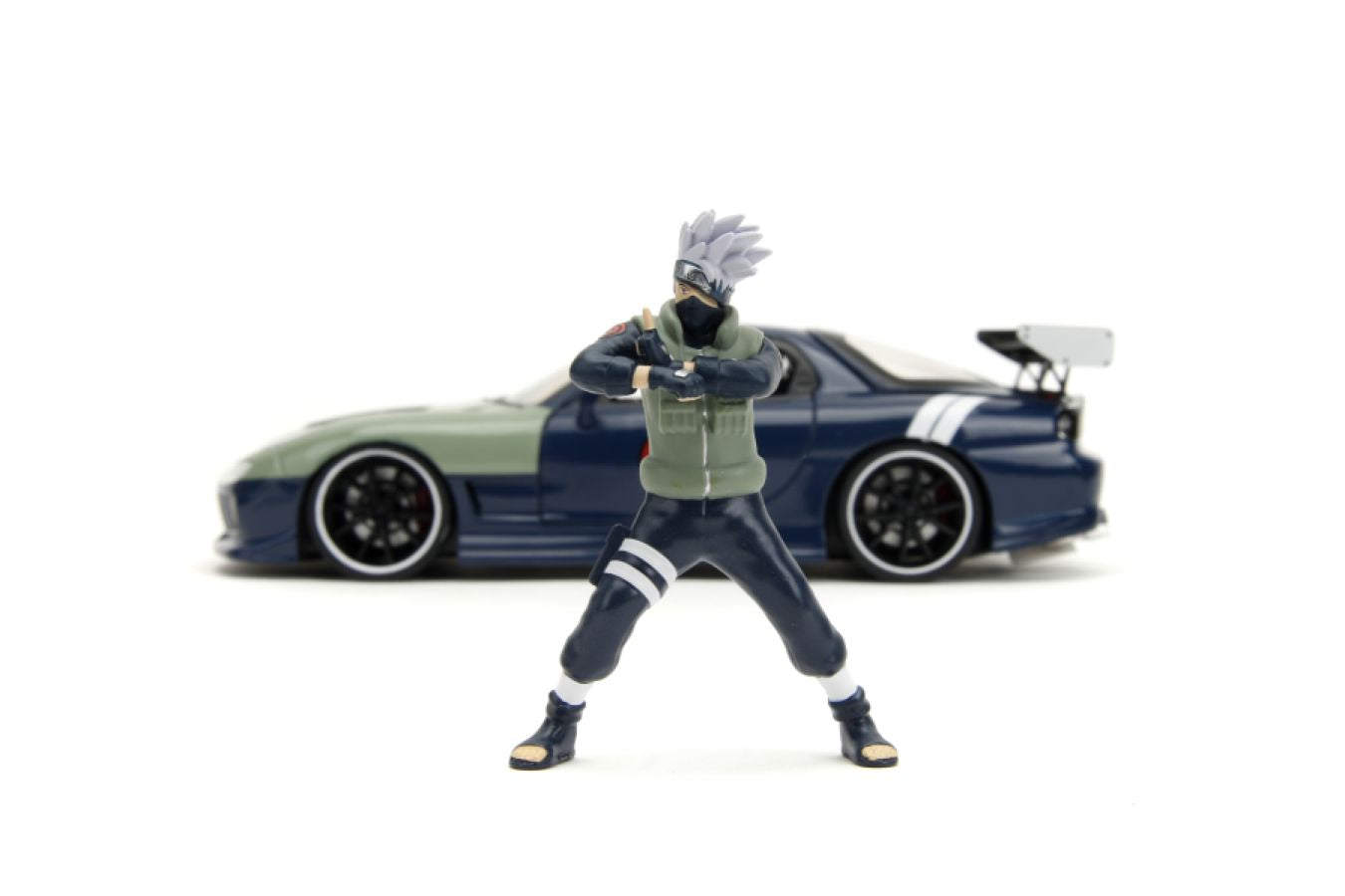 Naruto - Mazda RX-7 With Kakashi Figure 1:24 Scale Vehicle