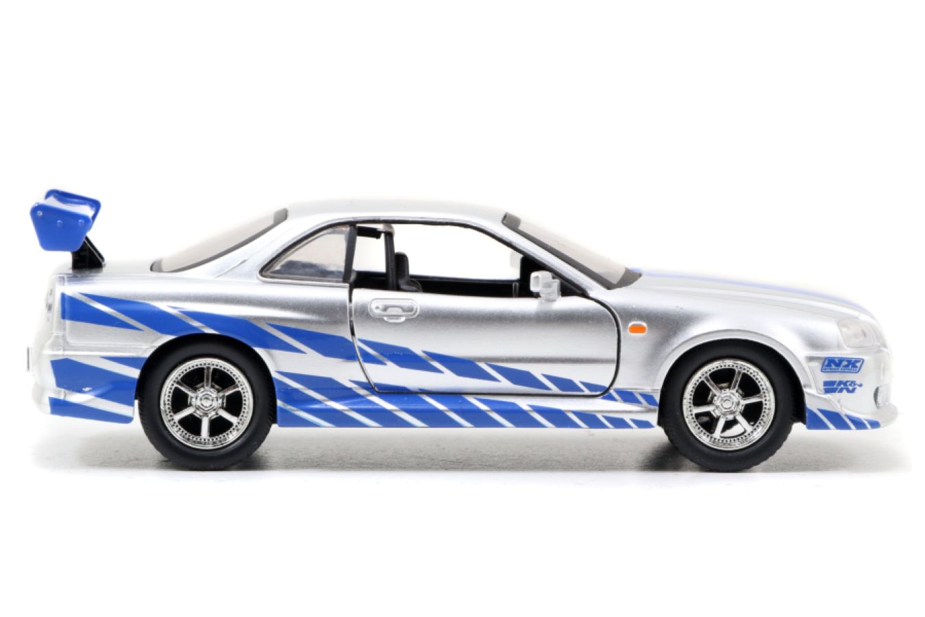 Fast and Furious - 2002 Nissan Skyline GTR R34 Silver 1:32 Scale Hollywood Ride