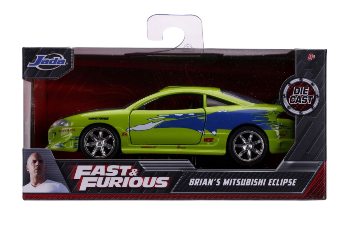 Fast and Furious - 1995 Mitsubishi Eclipse 1:32 Scale Hollywood Ride