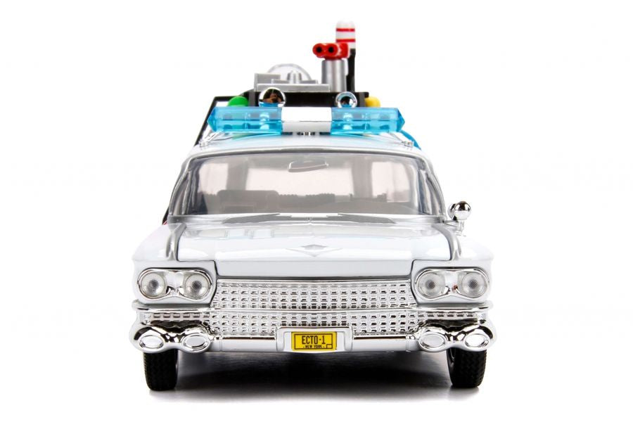 Ghostbusters - Ecto-1 1984 Hollywood Rides 1:24 Scale Diecast Vehicle - Ozzie Collectables