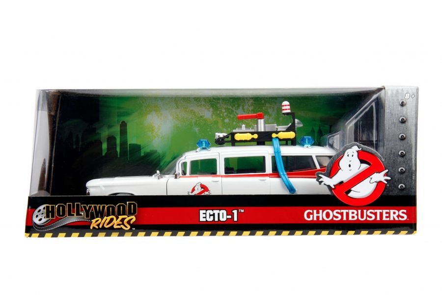 Ghostbusters - Ecto-1 1984 Hollywood Rides 1:24 Scale Diecast Vehicle - Ozzie Collectables