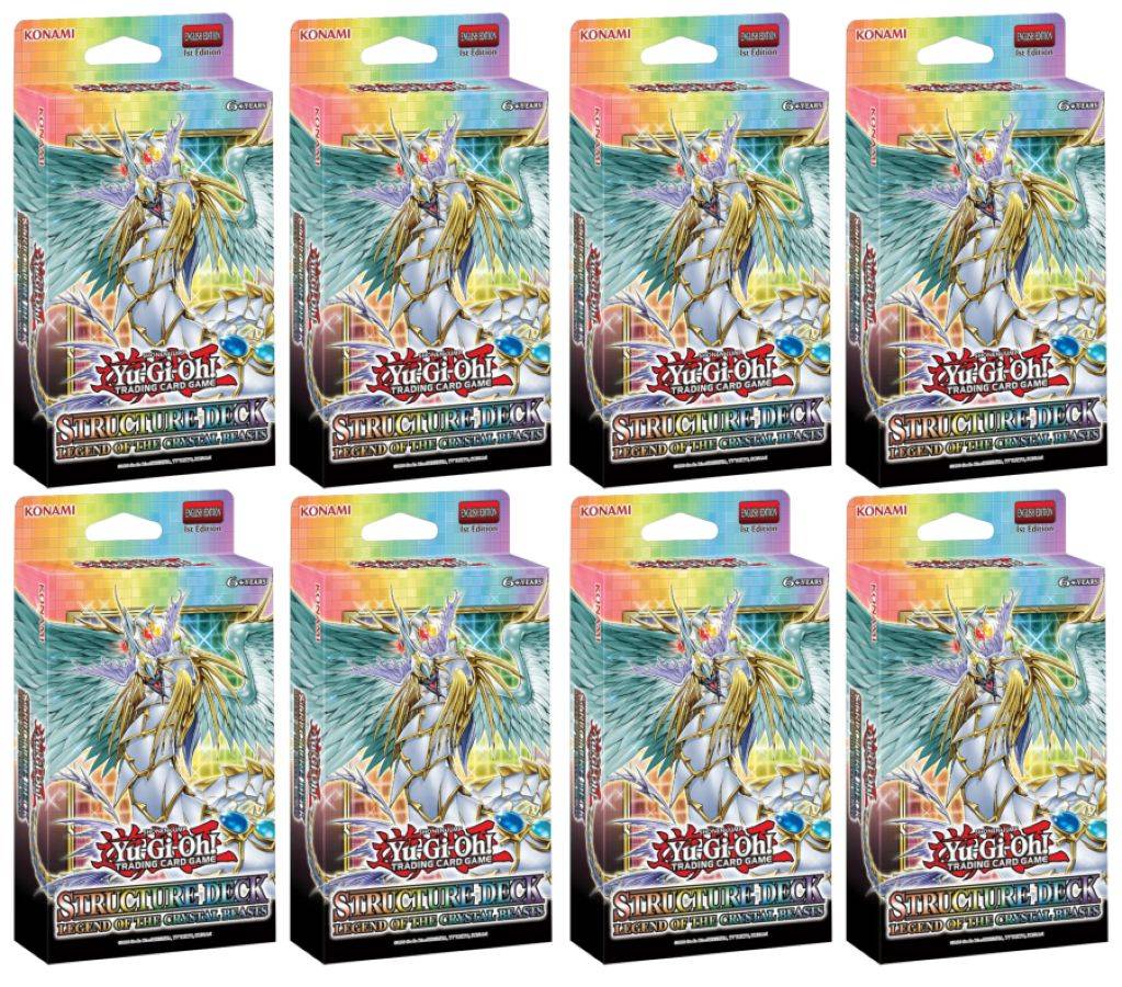 Yu-Gi-Oh! - Legend of the Crystal Beast Structure Decks (Display of 8)