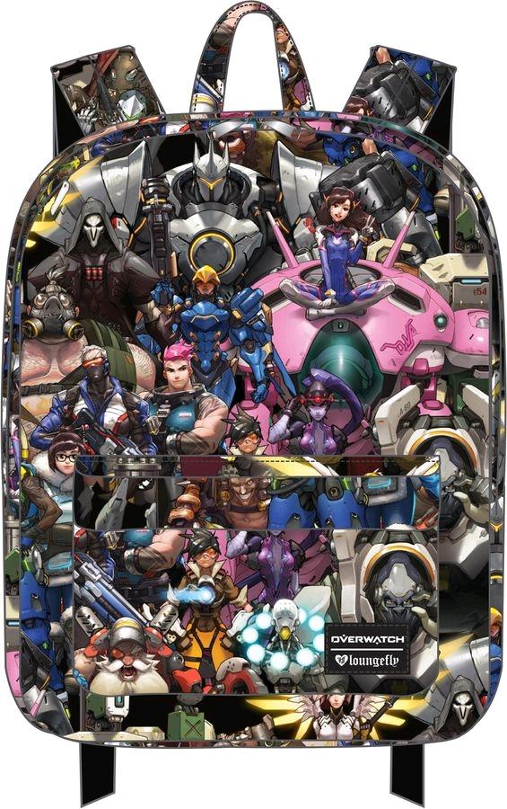 Overwatch - Collage Print Backpack - Ozzie Collectables