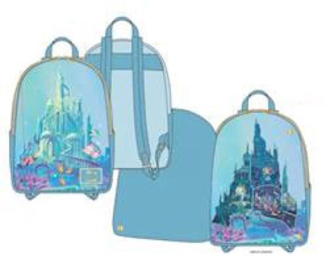 The Little Mermaid (1989) - Castle Snap Flap US Exclusive Mini Backpack