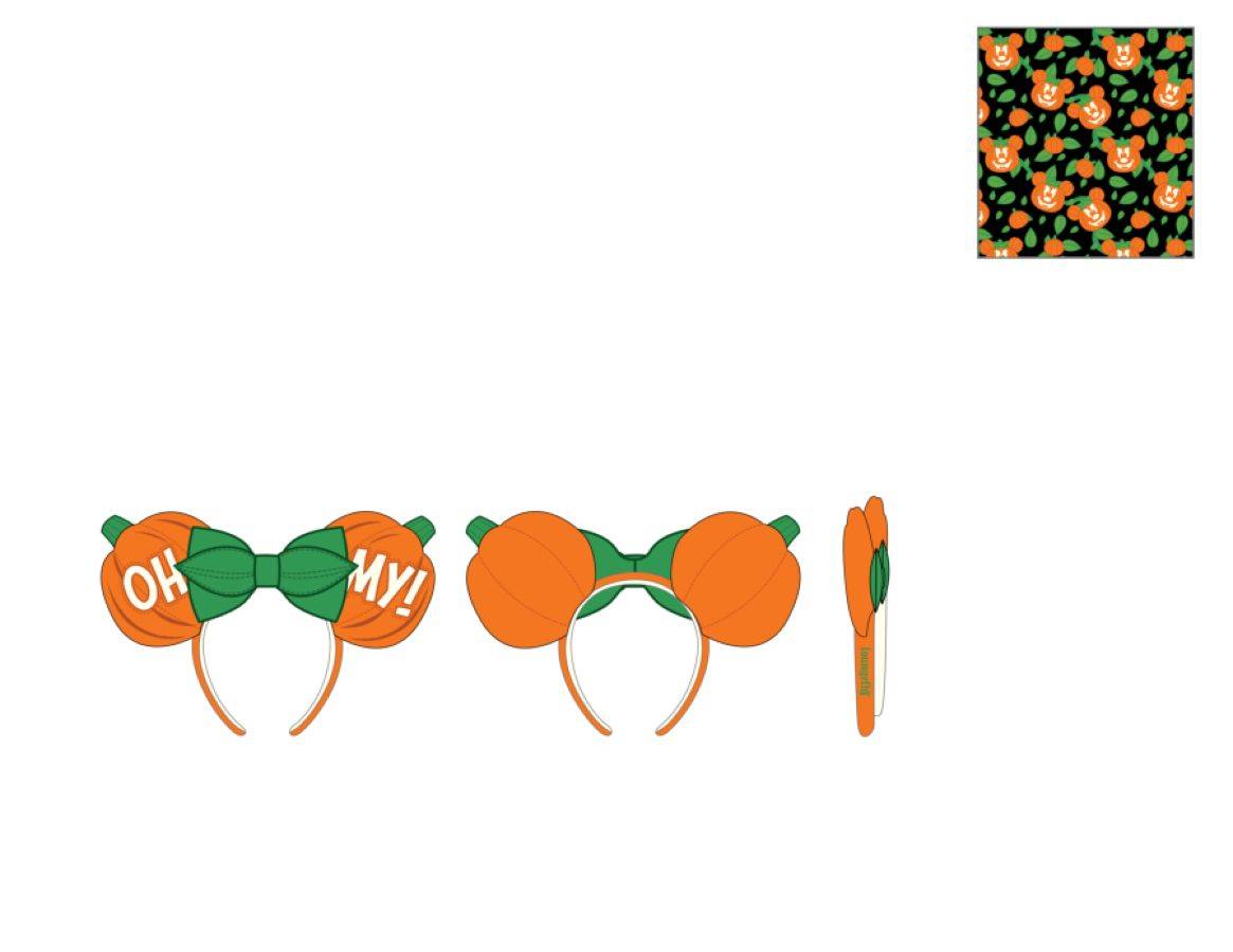 Disney - Minnie Mouse Pumpkin Oh My Ears Headband