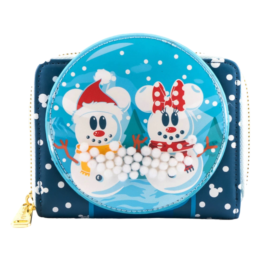 Disney - Mickey Mouse Snowman Snow Globe Purse
