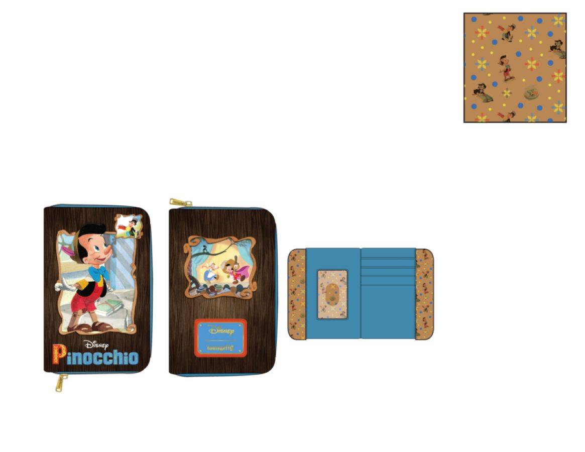 Pinocchio (1940) - Classic Book Zip Purse