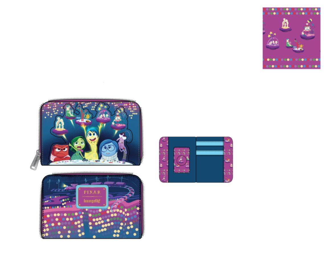 Inside Out - Control Panel Zip Purse