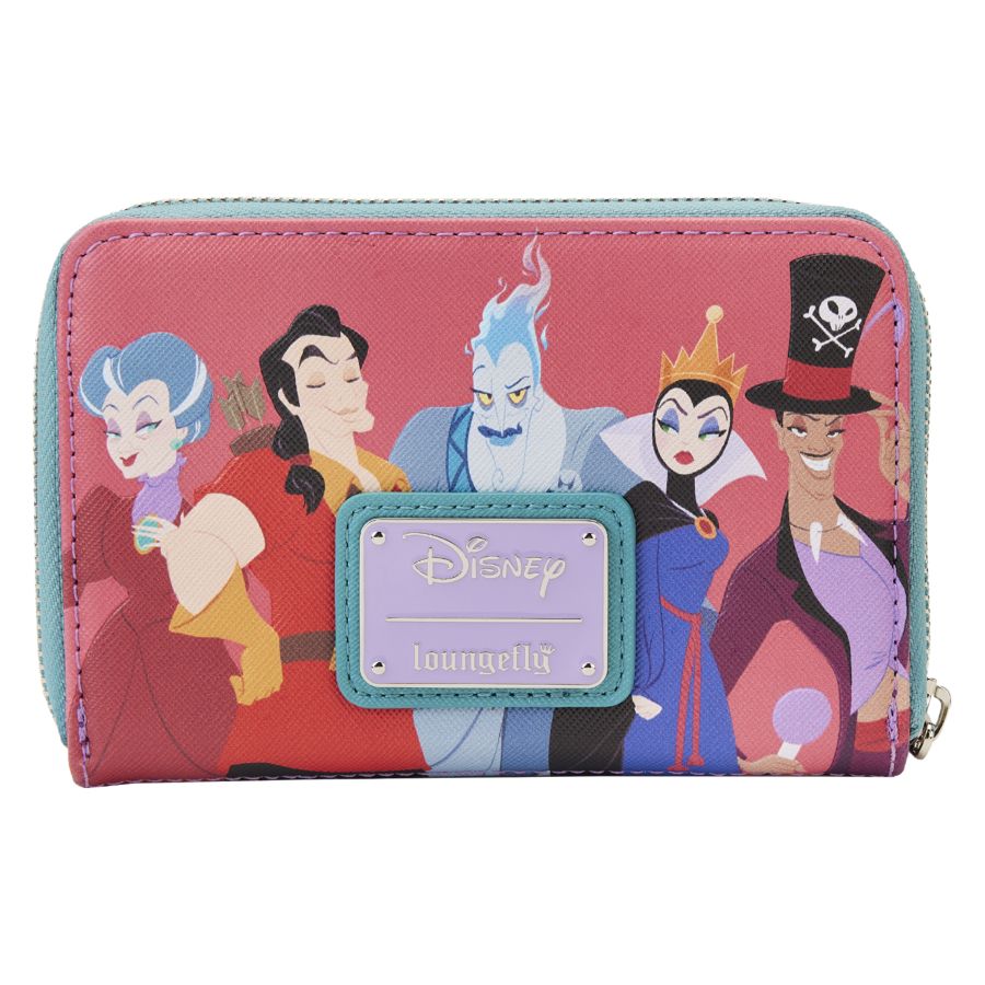 Disney Villains - Color Block Zip Around Purse