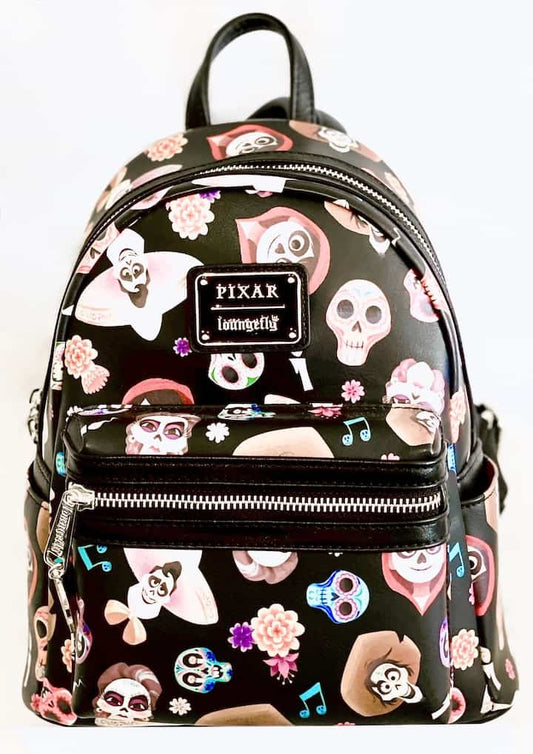 Loungefly - Coco Mini All Over Print Backpack