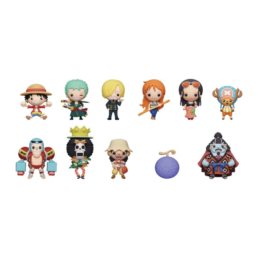 One Piece - 3D Foam Bag Clips Series 3 Blind Bag (Display of 24)