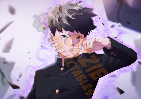 Mob Psycho 100 - Orenjikun Art Print Poster