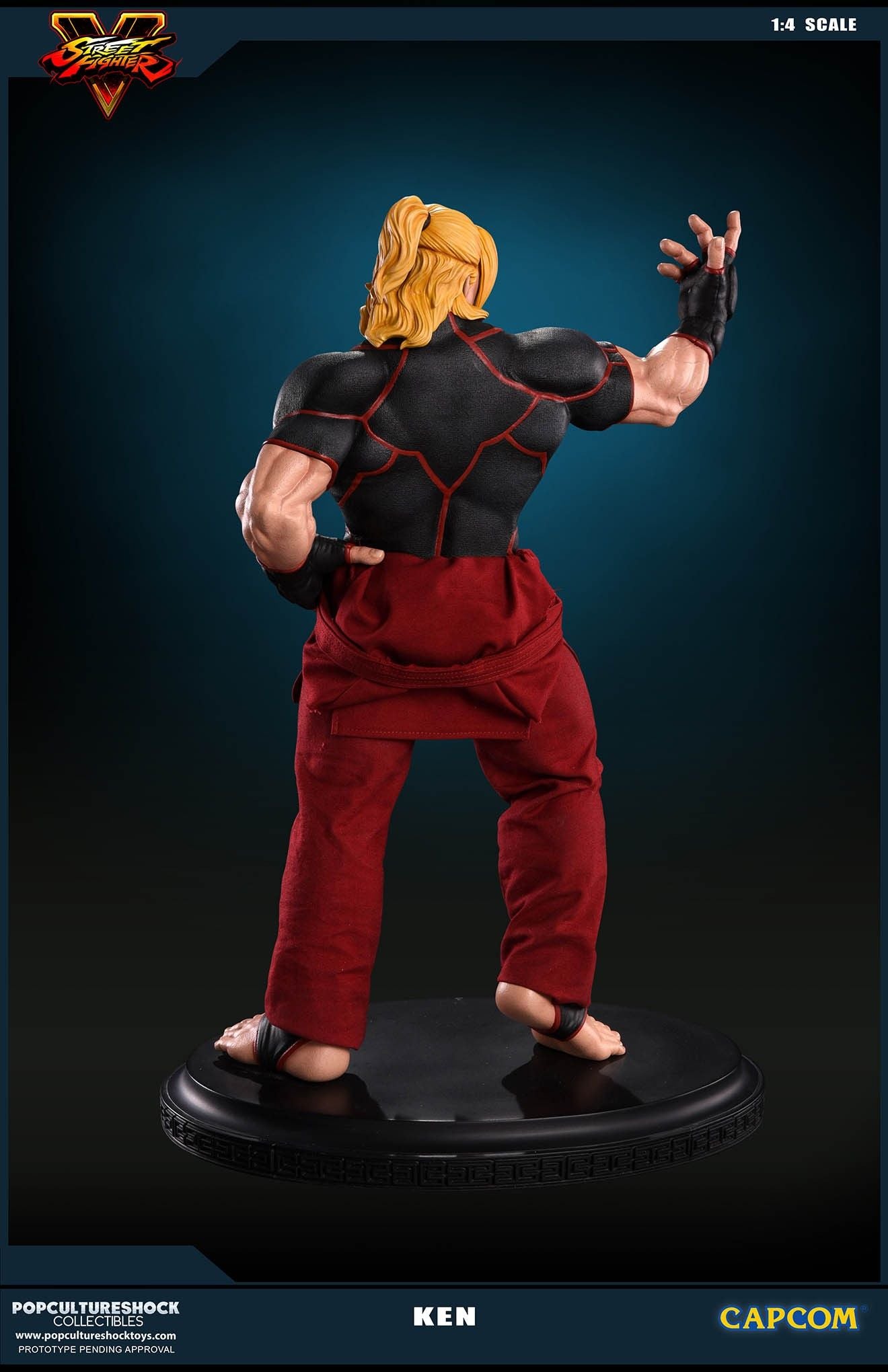 Street Fighter V - Ken Masters 1:4 Scale Statue - Ozzie Collectables