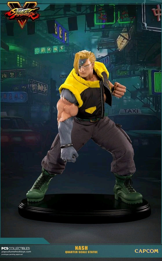 Street Fighter V - Nash 1:4 Scale Statue - Ozzie Collectables
