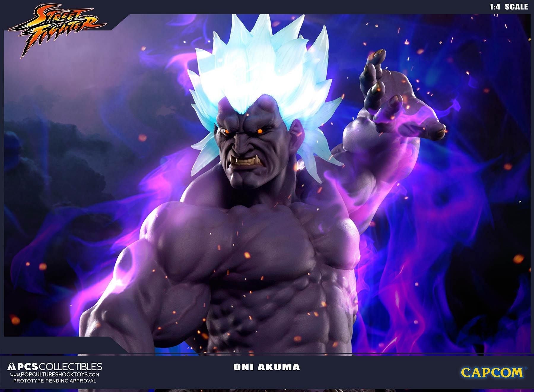 Street Fighter - Oni Akuma 1:4 Scale Statue - Ozzie Collectables