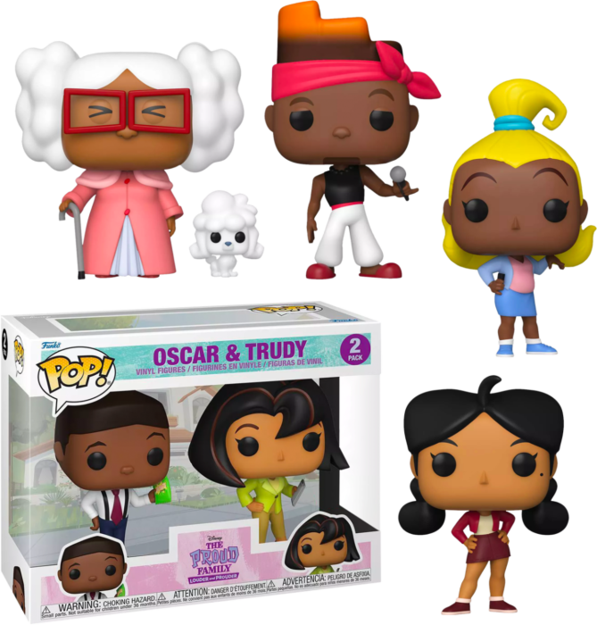 The Proud Family Bundle - 4 POP! Vinyls + 1 2-Pack POP! Vinyl