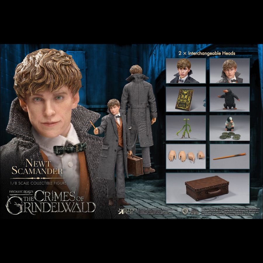 Fantastic Beasts 2: The Crimes of Grindelwald - Newt Scamander 1:8 Scale Action Figure - Ozzie Collectables