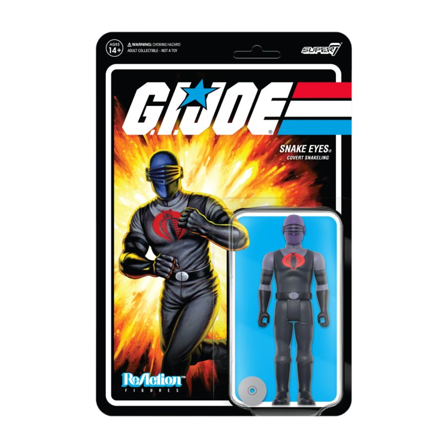 G.I. Joe - Snake Eyes (Pyramid of Darkness) ReAction 3.75" Action Figure