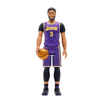 NBA - Anthony Davis LA Lakers Purple Statement Supersports ReAction 3.75" Action Figure