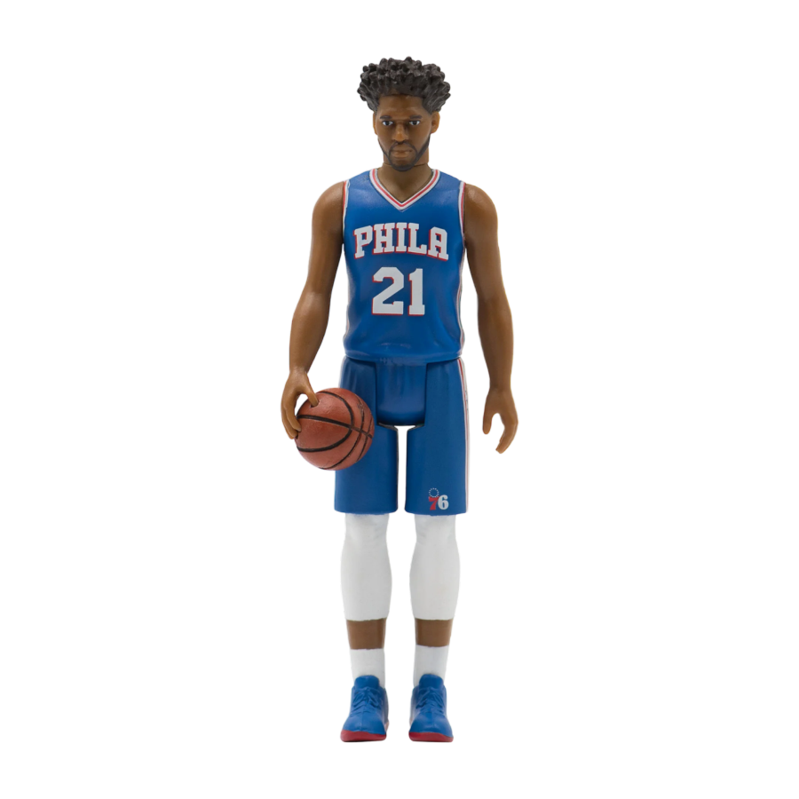 NBA - Joel Embiid Philadelphia 76ers Supersports ReAction 3.75" Action Figure