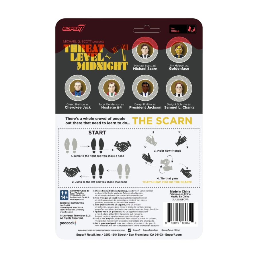 The Office - President Jackson (Threat Level Midnight) ReAction 3.75" Action Figure