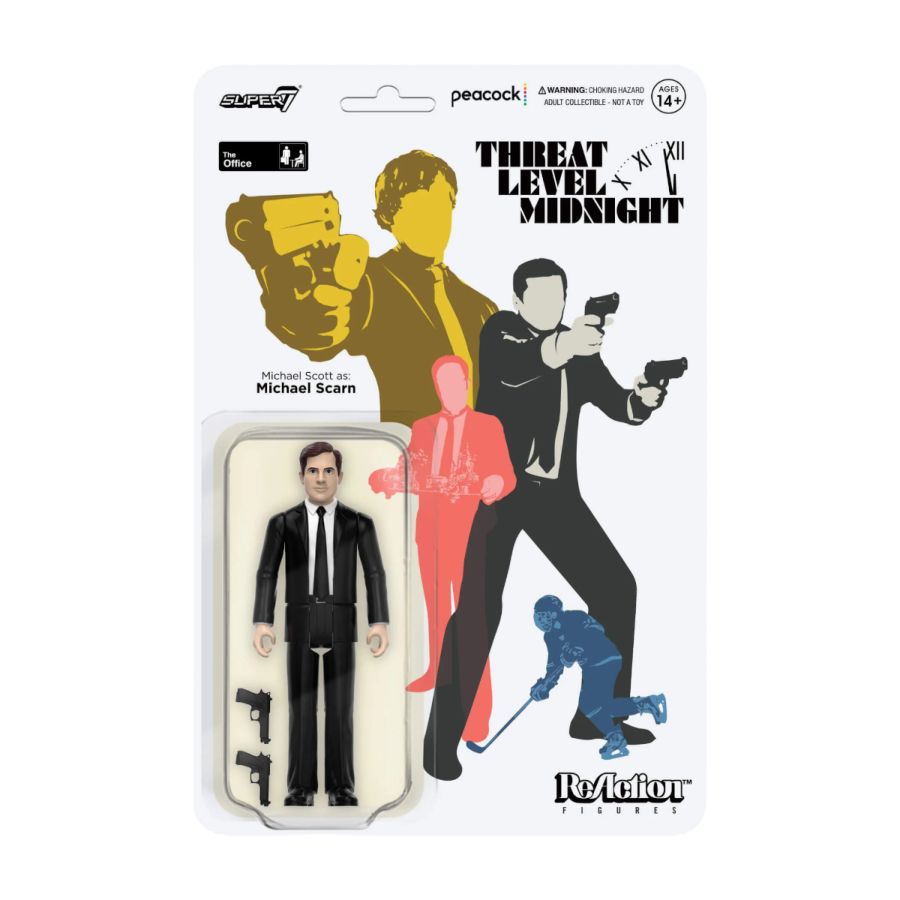 The Office - Michael Scarn (Threat Level Midnight) ReAction 3.75" Action Figure