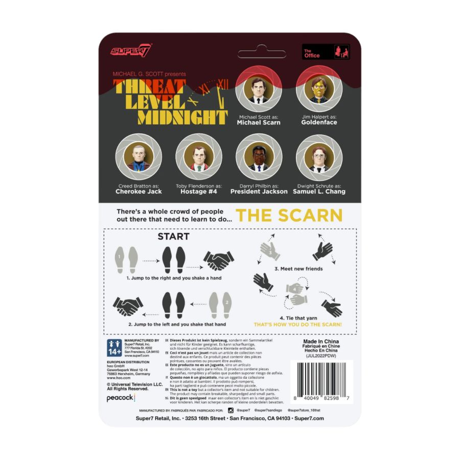 The Office - Samuel L. Chang (Threat Level Midnight) ReAction 3.75" Action Figure