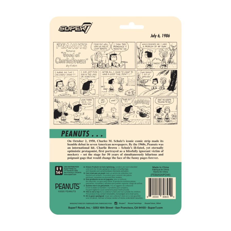 Peanuts - Camp Peppermint Patty ReAction 3.75" Action Figure