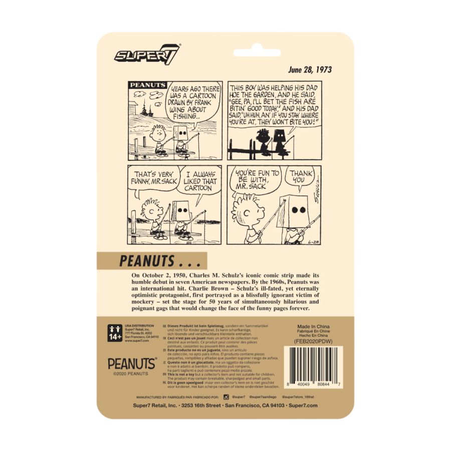 Peanuts - Mr. Sack ReAction 3.75" Action Figure