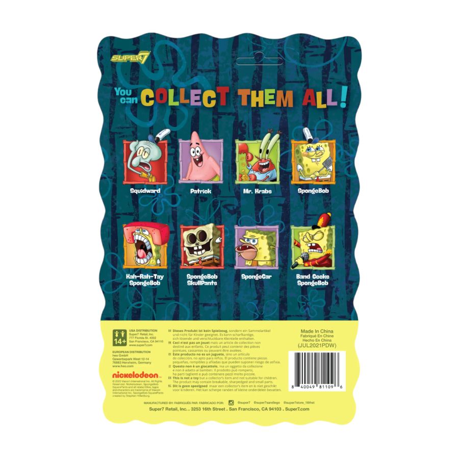 SpongeBob SquarePants - SpongeGar ReAction 3.75" Action Figure