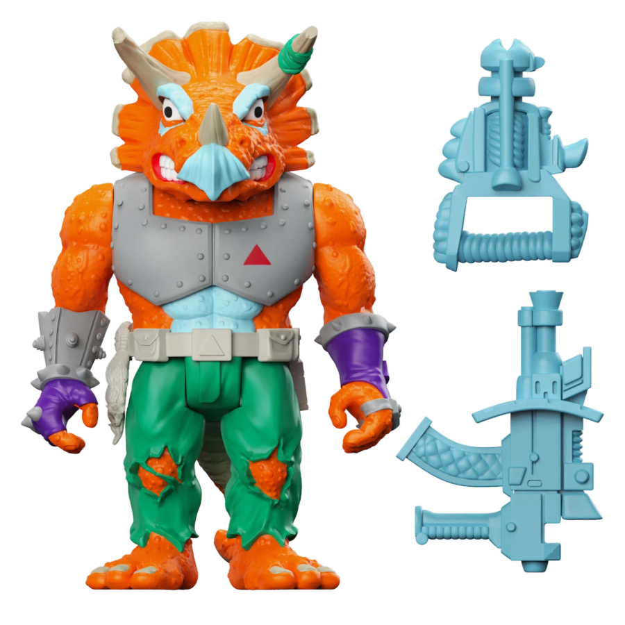 Teenage Mutant Ninja Turtles (TV'87) - Triceratron ReAction 3.75" Action Figure