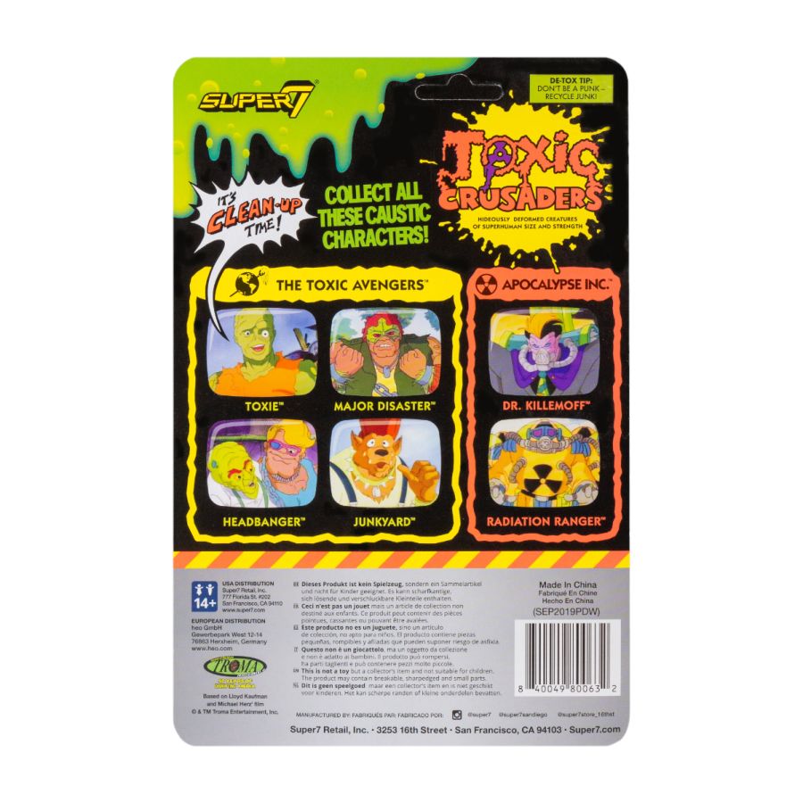 Toxic Crusaders - Major Disaster ReAction 3.75" Action Figure