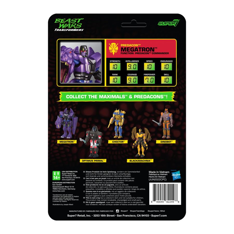 Transformers: Beast Wars - Megatron Reaction 3.75" Figure