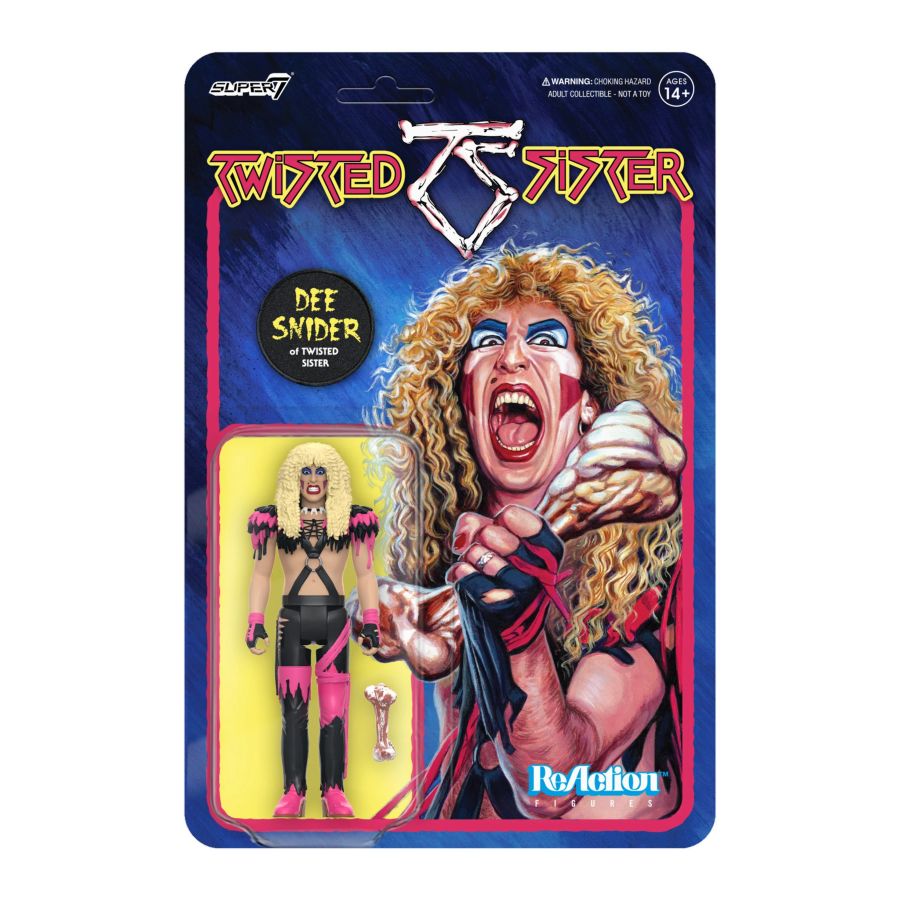 Twisted Sister - Dee Snider Reaction 3.75" Figure