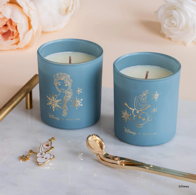 Disney Candle Twin Pack Elsa & Olaf & Anna