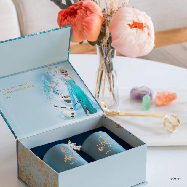 Disney Candle Twin Pack Elsa & Olaf & Anna