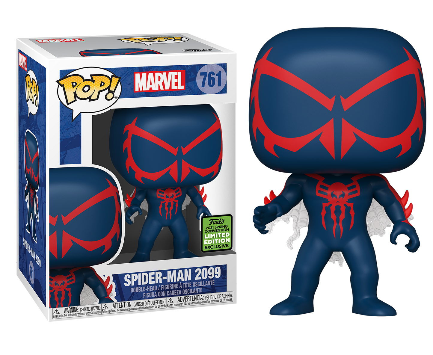 Marvel - Spider-Man 2099 2021 ECCC  Spring Convention Exclusive Pop! Vinyl #761
