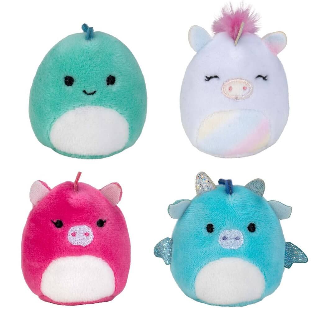 SQUISHMALLOWS SQUISHVILLE - Mini Plush (Squishville Mini Squishmallow 4 Pack)(Asst)