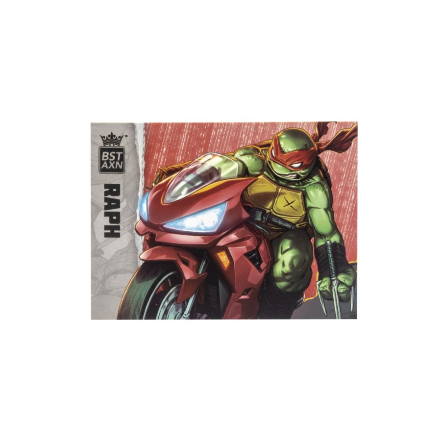 Teenage Mutant Ninja Turtles (comics) - Raphael Ninja with Red Motorcycle BST AXN Figure