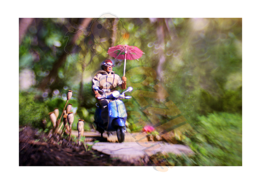 The Karate Kid - Mr Miyagi's Vacation - Janan Lee Art Print Poster