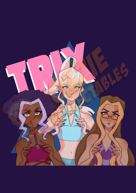 Winx Club - Trix - CaraLeaDraws Art Print Poster