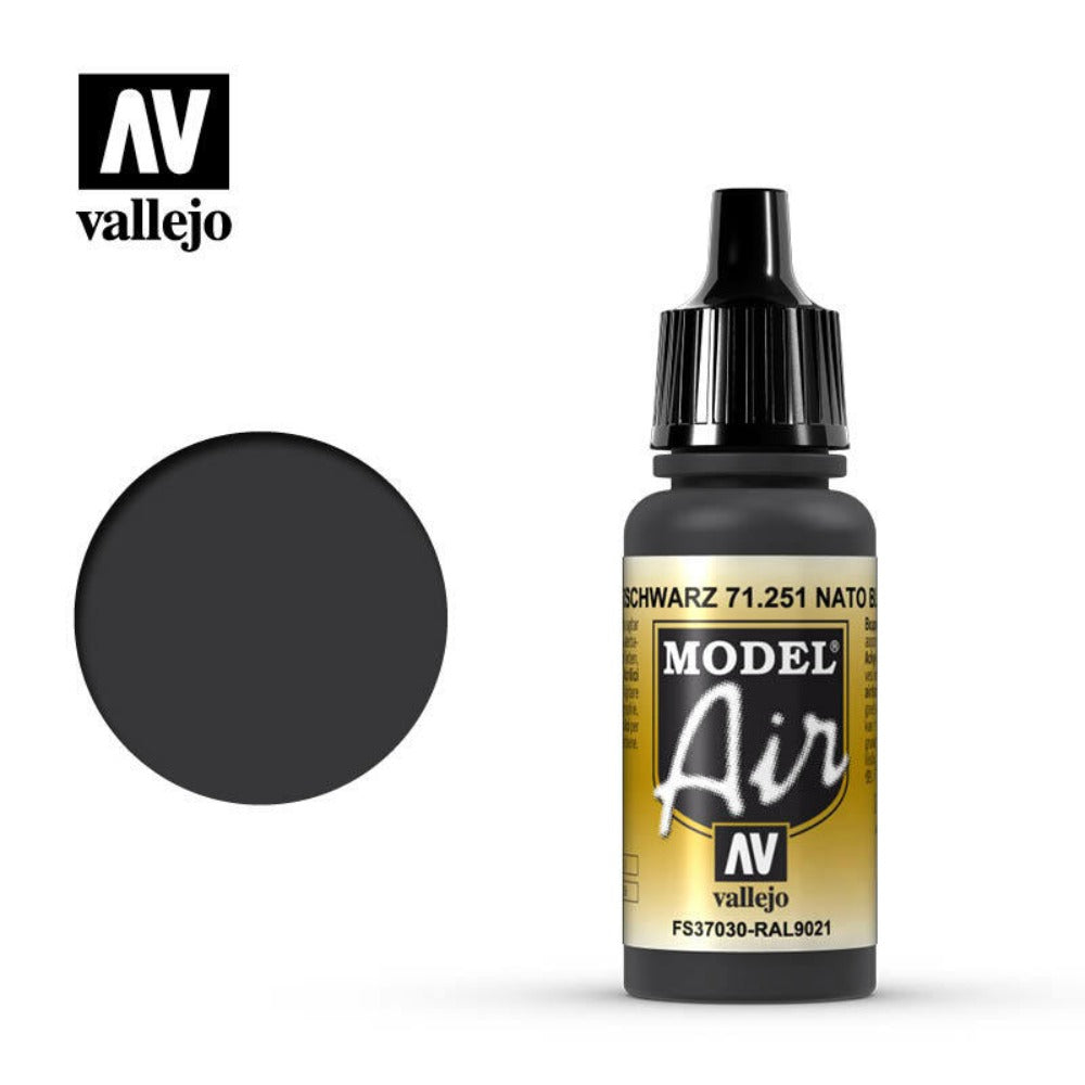 Vallejo Model Air NATO Black 17 ml