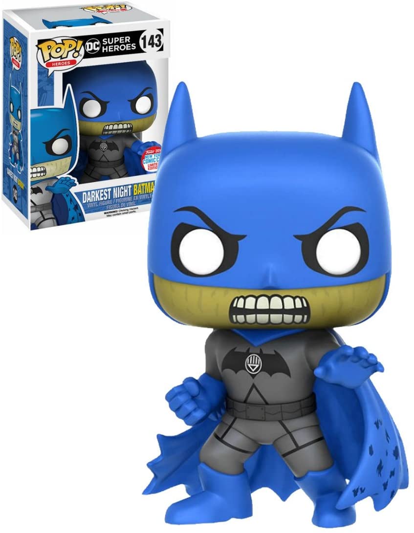 Batman (Darkest Night) - DC Super Heroes 2018 NYCC Summer Convention Pop! Vinyl #143 - Ozzie Collectables
