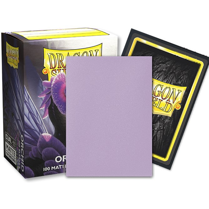 Sleeves - Dragon Shield - Box 100 - Standard Size Dual Matte Orchid Purple Emme