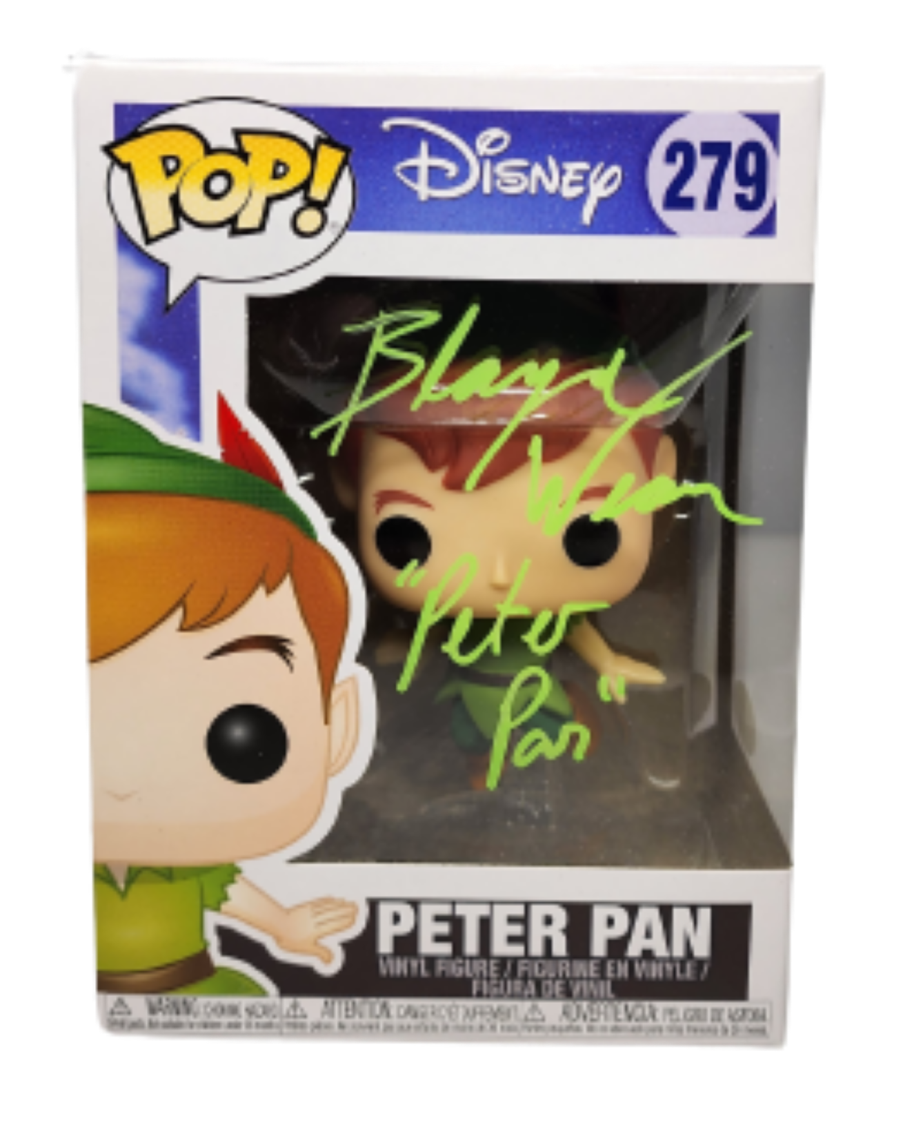 Peter Pan - Peter Pan #279 Signed Pop! Vinyl